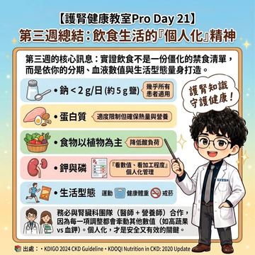 腎臟飲食與生活習慣的個人化調整原則