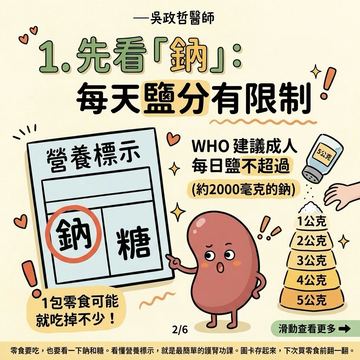 看懂營養標示，挑零食先看鈉與糖（3/7）