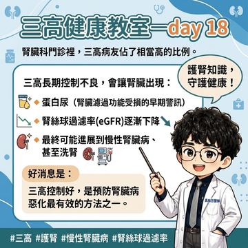 三高控制不良如何一步步傷害腎臟